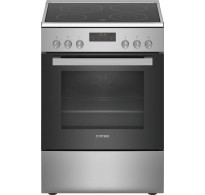 PHN039350 Pitsos Κουζίνα 66lt με Κεραμικές Εστίες Π60εκ. Inox